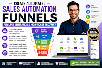 create automated sales automation funnels for lead generation and recovery
