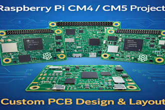design raspberry pi cm4 cm5 projects with custom pcb design and layout