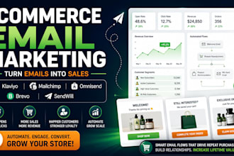 klaviyo mailchimp omnisend brevo sendwill shopify ecommerce email marketing flow