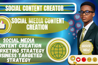organic social media marketing manager content creation reels ads