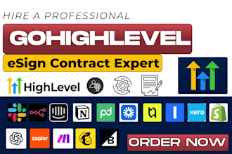 setup gohighlevel ghl docusign pandadoc dropbox sign esign contracts automation
