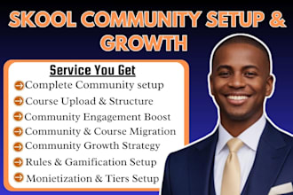 skool setup skool community setup skool setup online community skool community