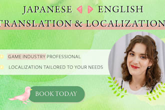 translate and localize japanese