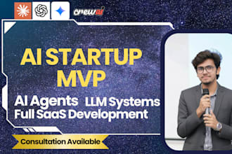 build your ai startup mvp agents, backend, saas