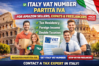 handle italy vat number partita iva for amazon sellers expats freelancers