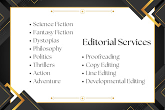 assist you with any editorial needs