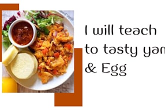 teach you how to make tasty yam and egg