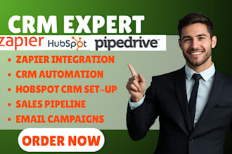 setup and automate hubspot and pipedrive CRM for startups and agencies