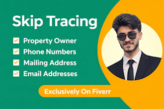 skip tracing for real estate home owners and llc