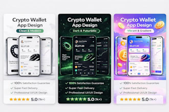 develop secure crypto wallet app, blockchain wallet, web3 wallet