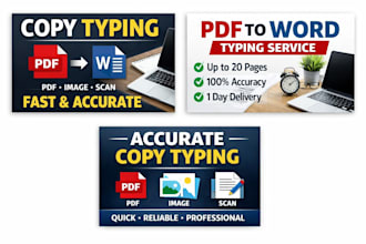 fast and accurate copy typing for documents
