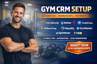 setup mindbody glofox zen planner pushpress wellnessliving wodify gymmaster zoho