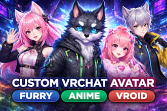 edit, fix, optimize, convert, add nsfw, to vrchat avatar