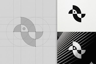 design a modern minimalist logo for your brand