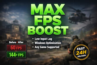 optimize your PC for maximum gaming fps