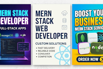 build a mern stack web app, react dashboard or node js API