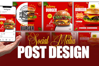 design editable restaurant canva templates for instagram posts