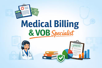 do medical billing, vob, and data entry
