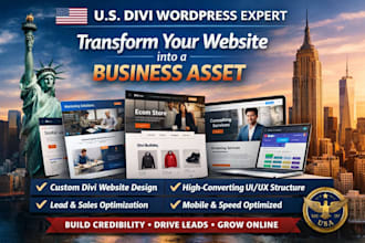 design divi wordpress website with responsive designs divi wordpress developer