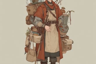 draw dnd character art and fantasy charecter art art