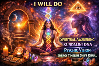 do spiritual awakening kundalini dna psychic vision energy timeline shift ritual