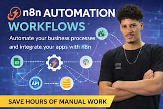 build n8n automation workflows and API integrations