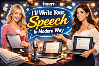 write your speech in modern way
