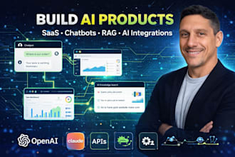 build an ai chatbot for support, sales or saas