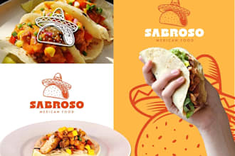 design food restaurant bakery cafe dessert logo