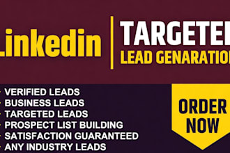 do targeted linkedin lead generation with verified email list