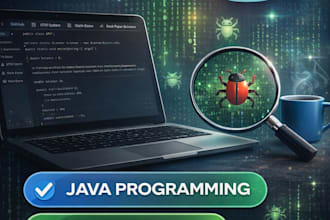 develop java programs and fix java bugs or oop projects
