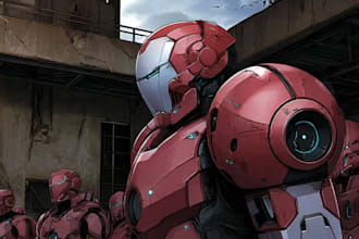 illustrate your mecha, robot and armored characters