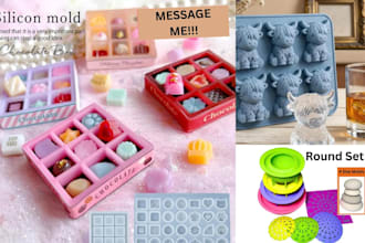 do silicone mold injection mold slip casting 3d mold box chocolate candle resin