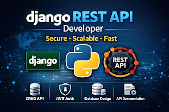 build a scalable rest API using django rest framework