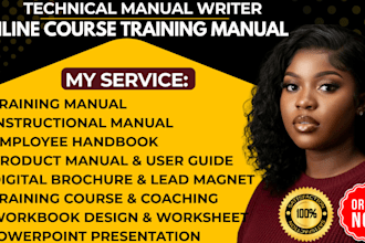 do training course manual, instructional manual  user manual employee handbook