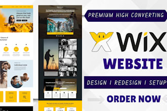 design wix website redesign wix website fix wix issues unbounce page