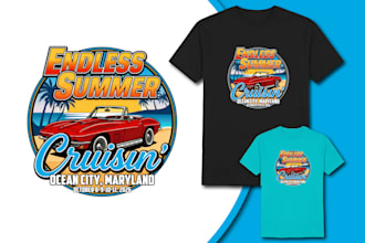 create tshirt, merchandise design