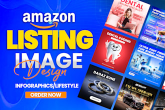 do amazon listing images,amazon infographic, and product listing or images