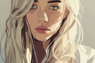do a vector portrait for you