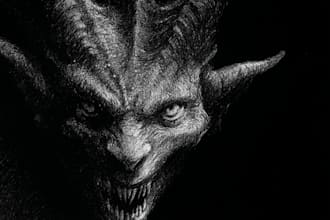 draw dark art and monsters