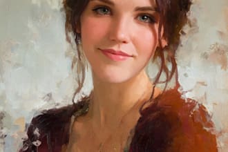 renaissance art oil painting portrait