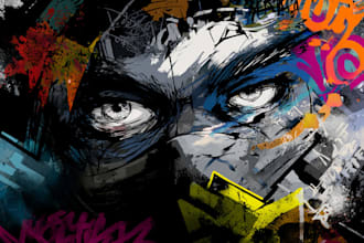 create custom graffiti font artwork