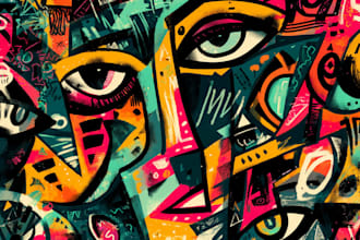 design graffiti text for merch design