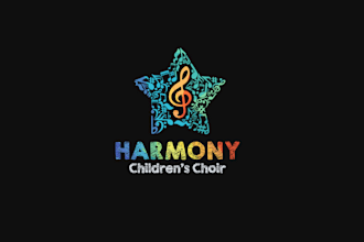 design sings harmony children choir awaits t shirt logo