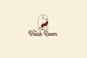 design upscale modern cafe logo