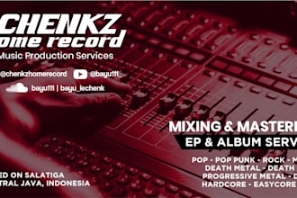 mix and master ep and full album, metal djent poppunk