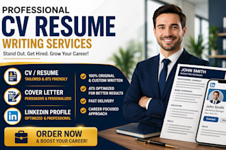 write ats executive military resume CV, build cover letter optimize linkedin