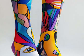 unique socks design and custom socks design