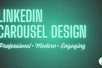 design professional linkedin carousel posts for you