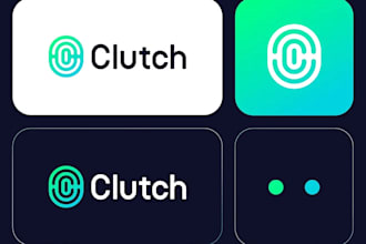 design tech cyber security crypto technology logo design